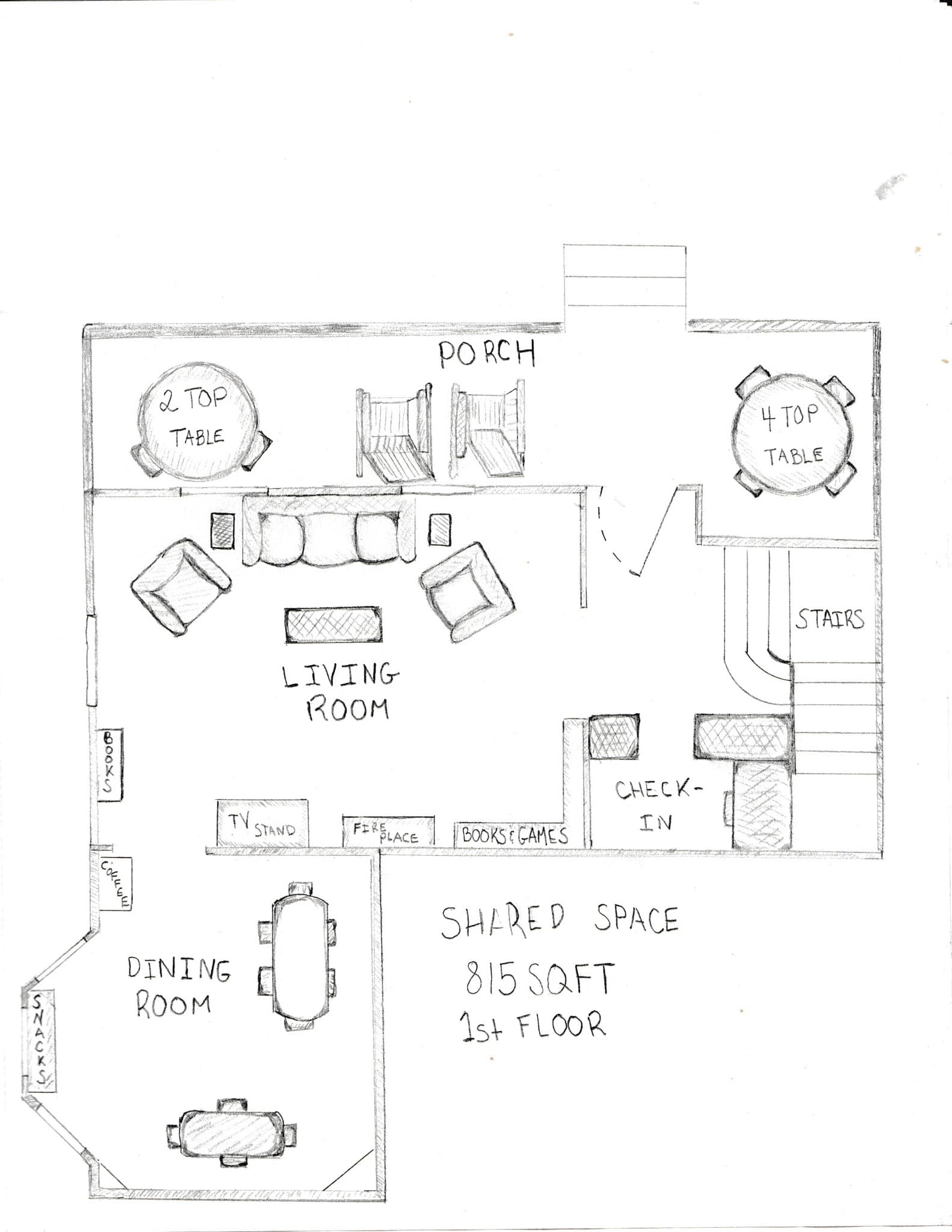 Floor plan of floor 1