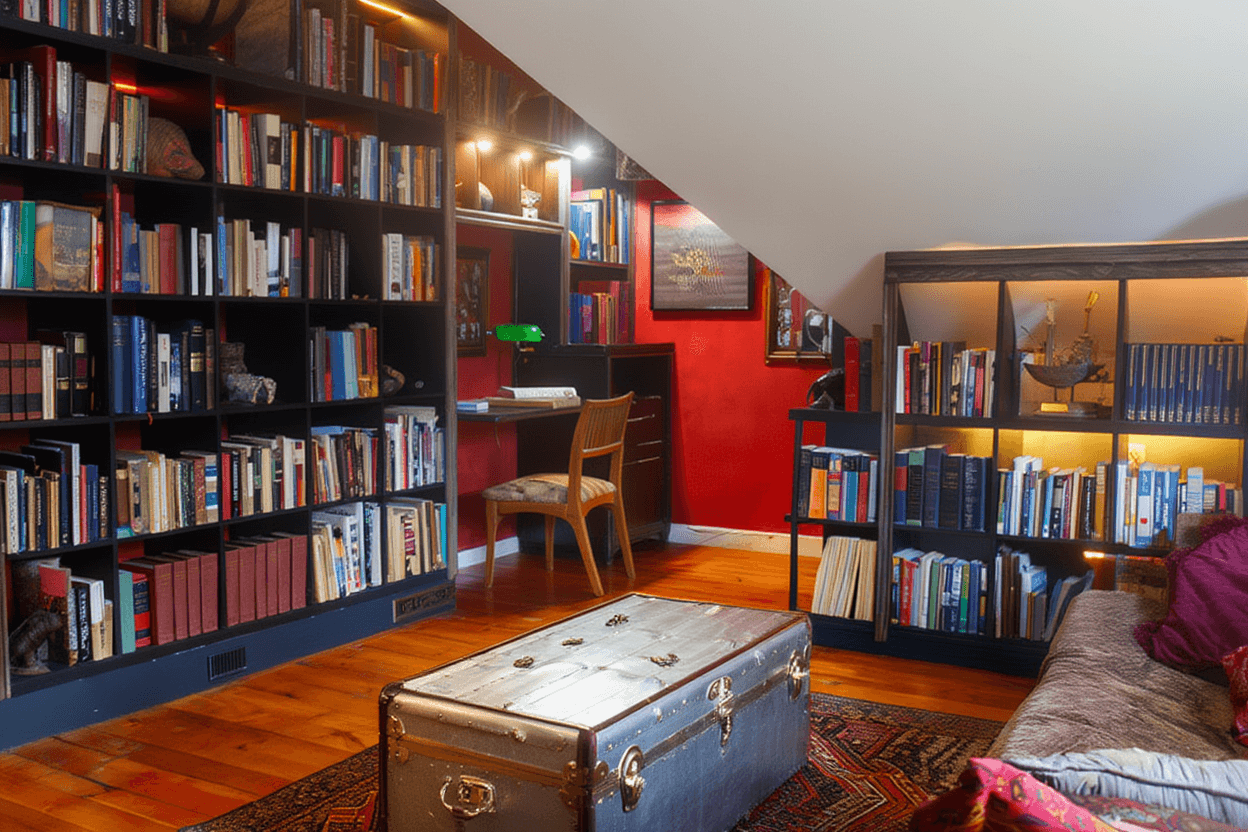 Shared Library Room